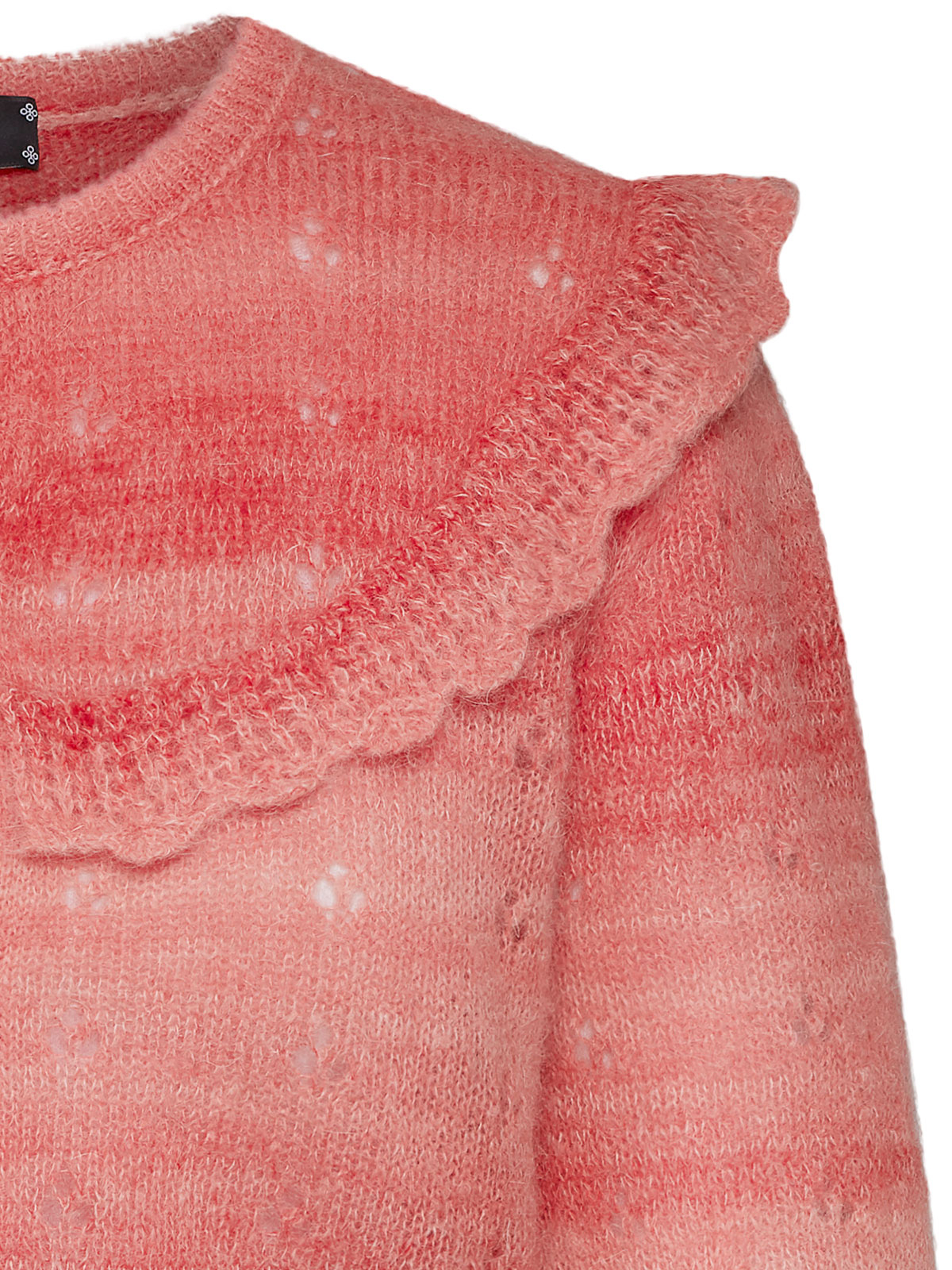 Moderne Strickjacke in Koralle Moderne Strickjacke in Koralle