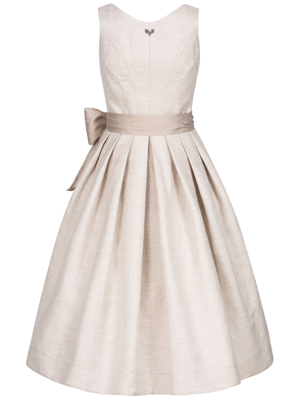 Pastell-farbenes Dirndl in sanftem Beige Pastell-farbenes Dirndl in sanftem Beige