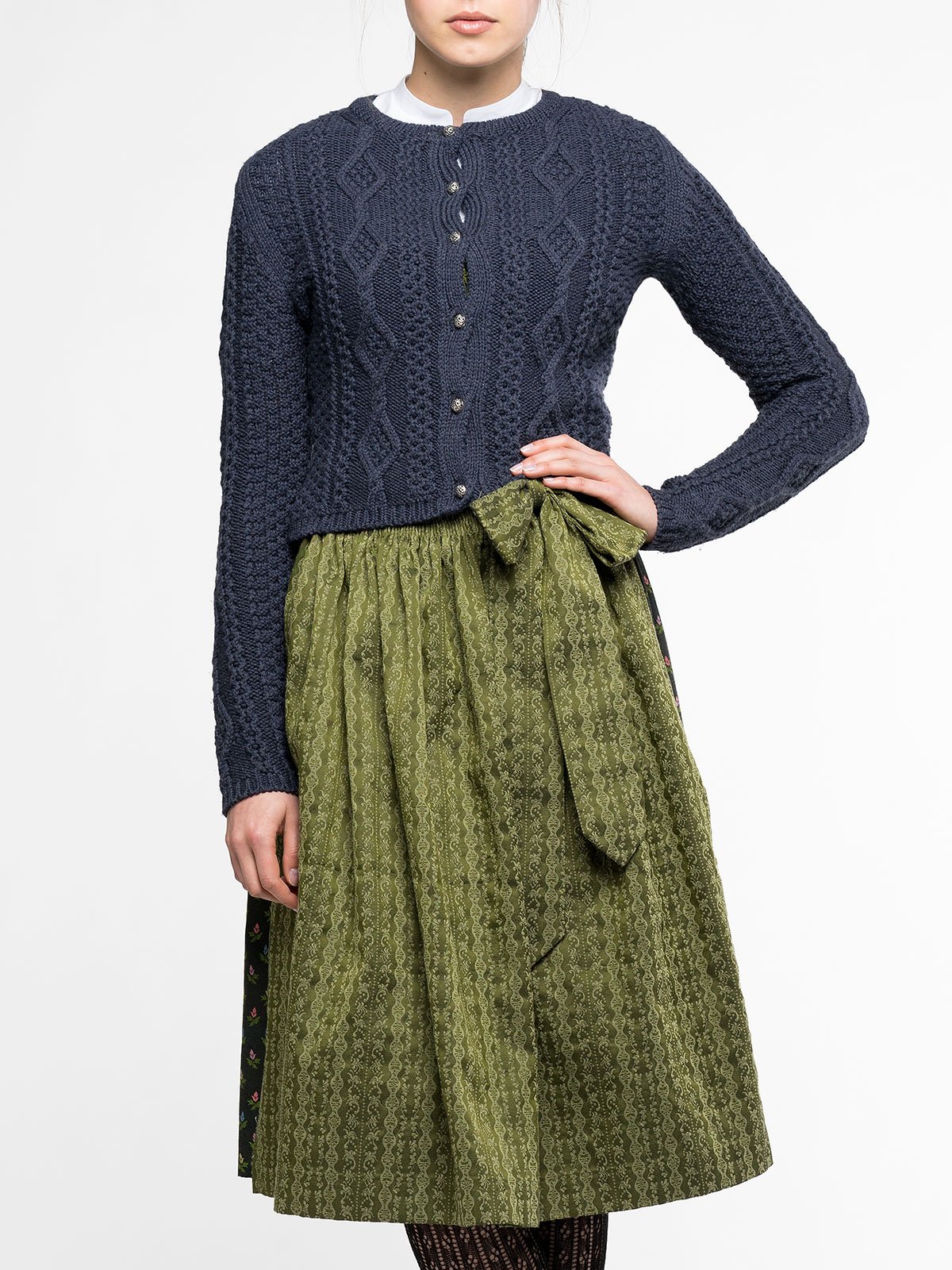 Strickjanker in Blau GOTTSEIDANK