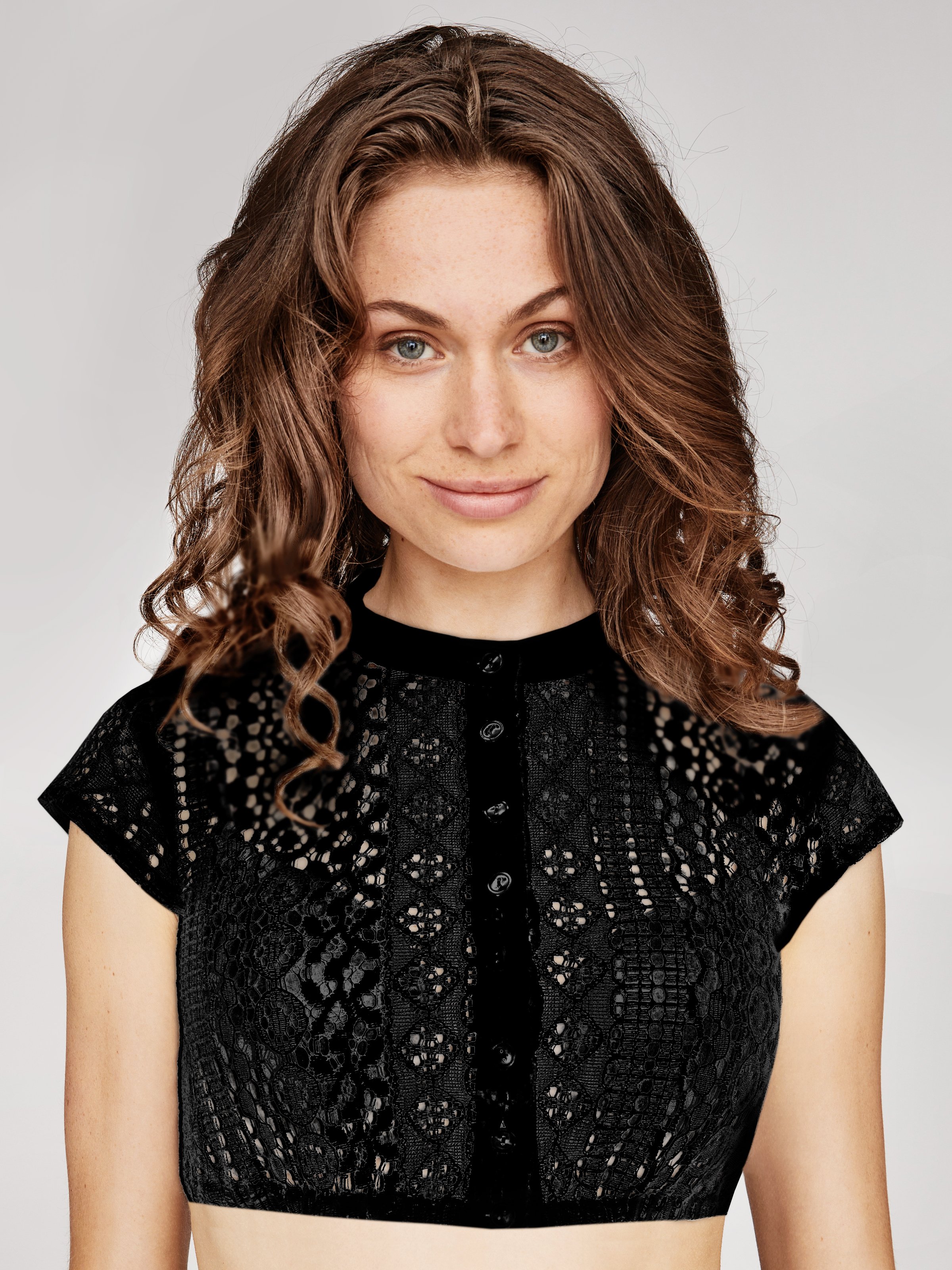 Dirndlbluse Carina schwarz main image 0
