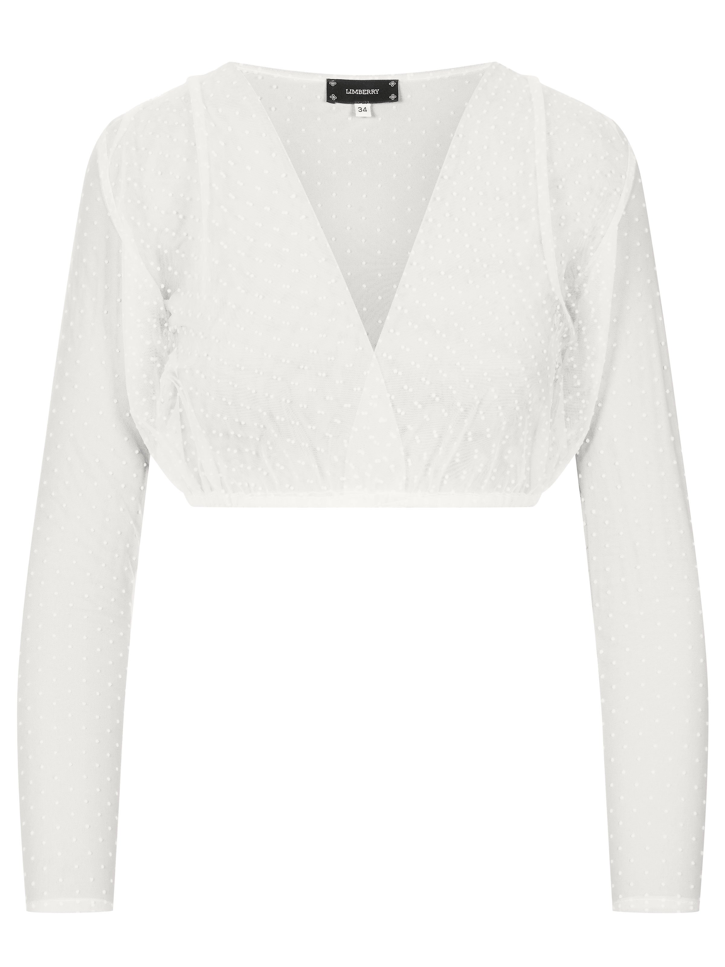 Cremeweiße Dirndlbluse Cremeweiße Dirndlbluse