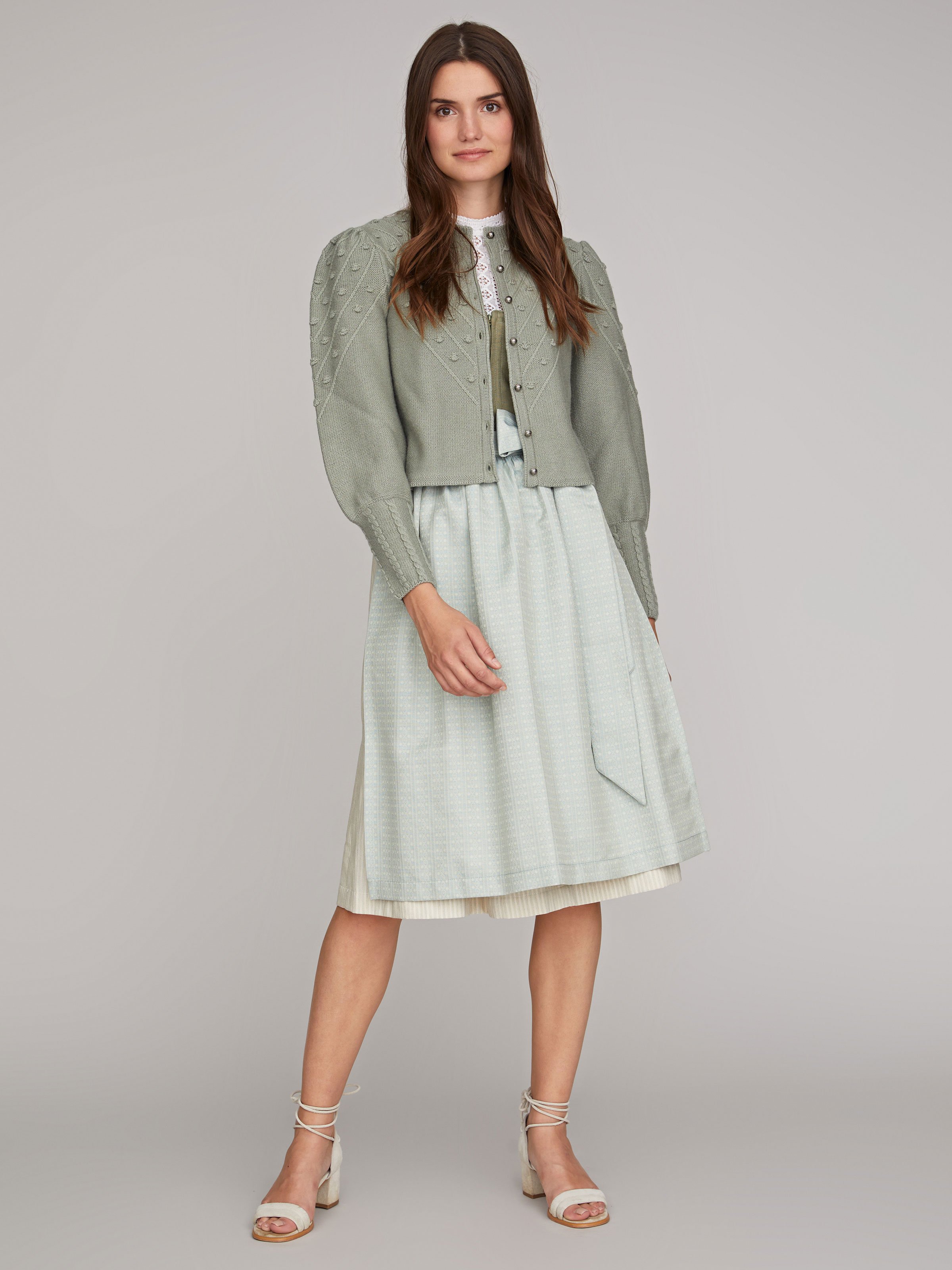 Strickjacke in Khaki Strickjacke in Khaki