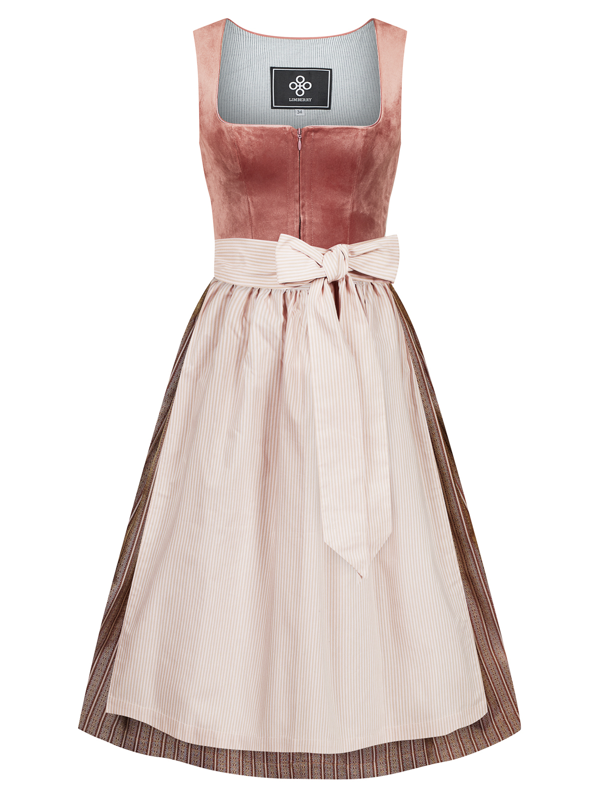 Pflaumenfarbenes Dirndl - IMANI ROSEWOOD Pflaumenfarbenes Dirndl - IMANI ROSEWOOD