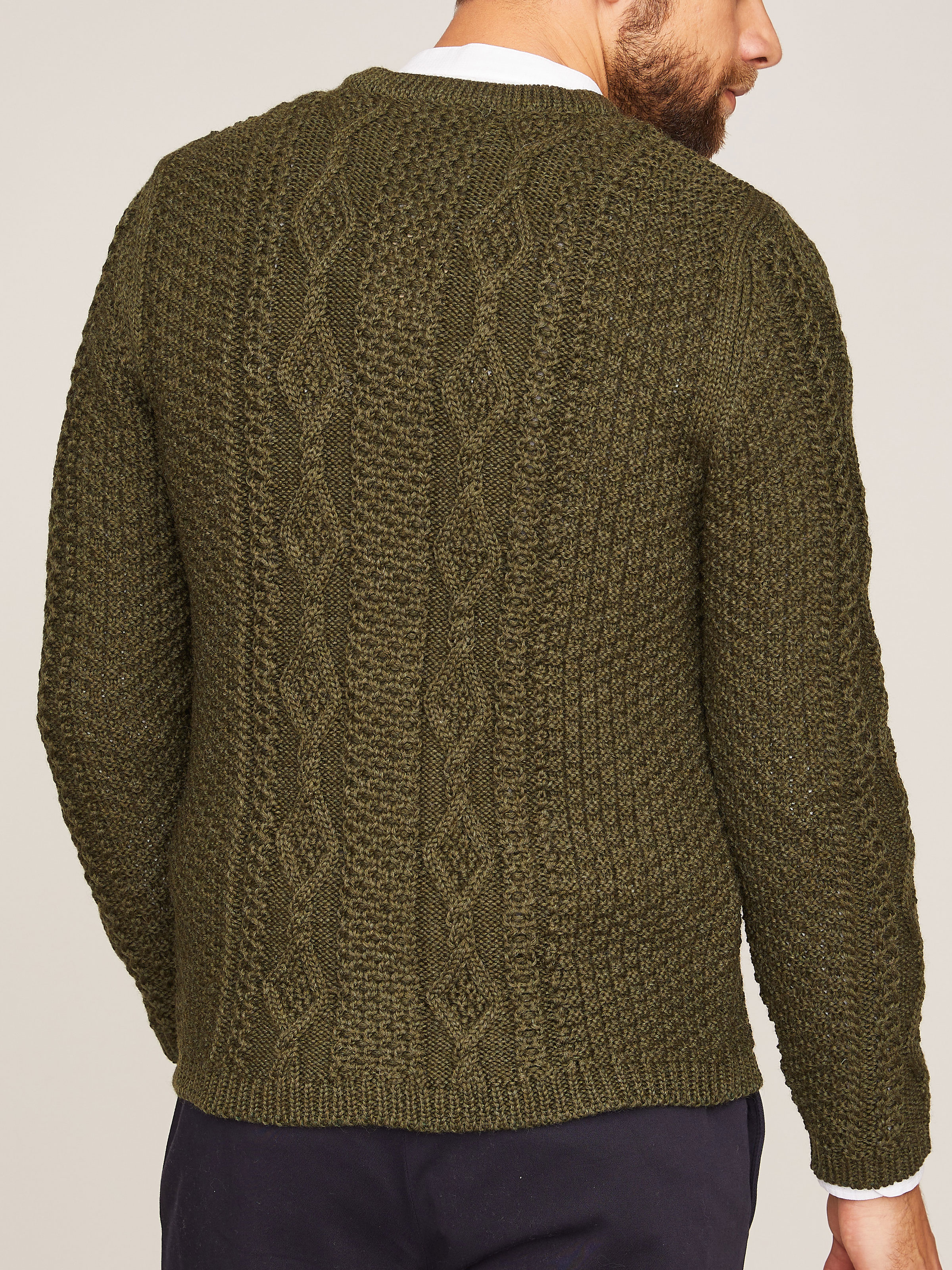 Herren Strickjanker grün Herren Strickjanker grün