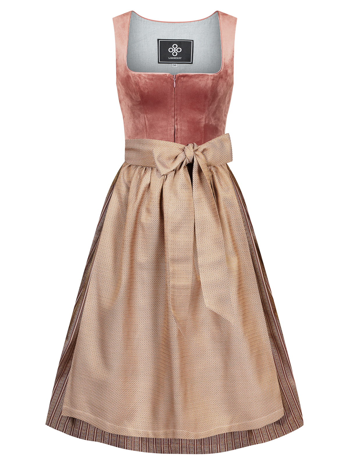 Pflaumenfarbenes Dirndl - IMANI ROSEWOOD Pflaumenfarbenes Dirndl - IMANI ROSEWOOD