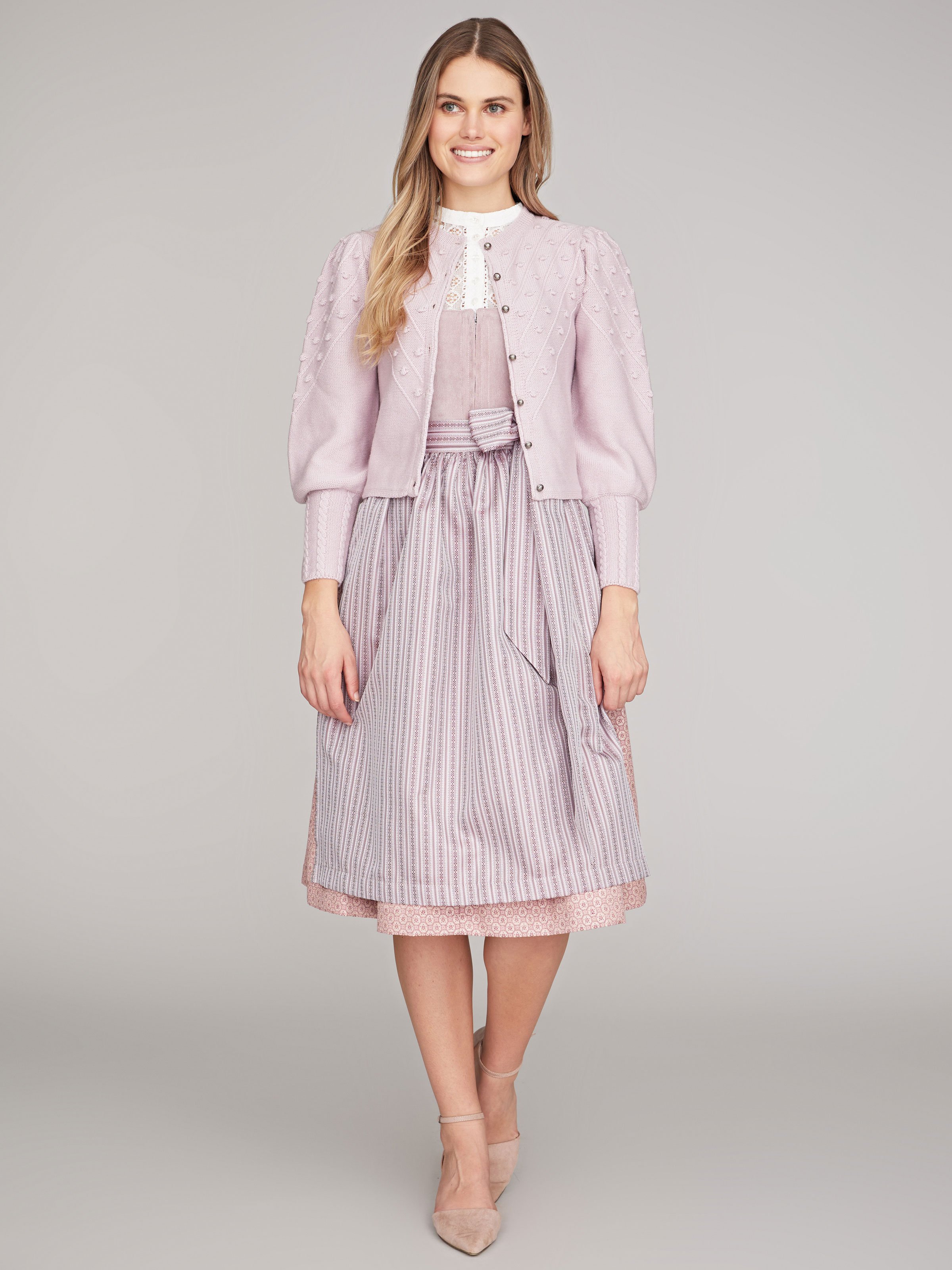 Rosa Dirndl mit Cord-Mieder Rosa Dirndl mit Cord-Mieder