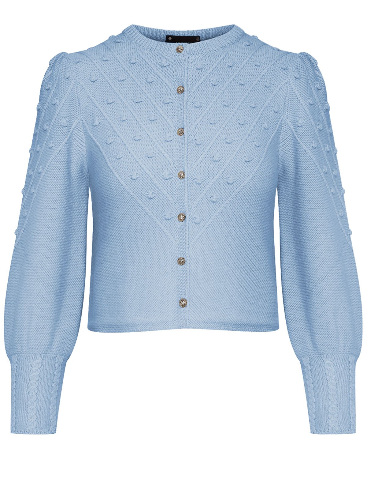 Strickjacke in Hellblau Strickjacke in Hellblau