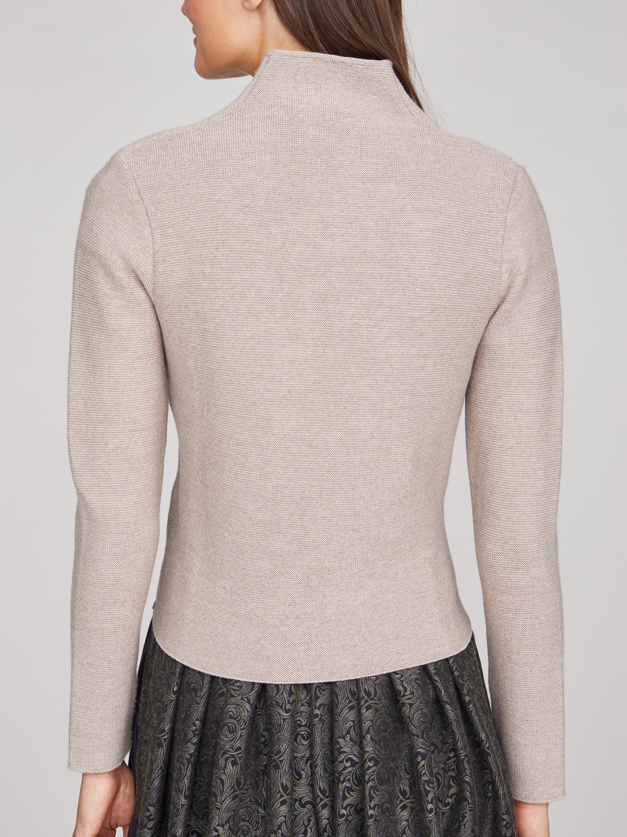 Rahm-farbene Strickjacke GOTTSEIDANK