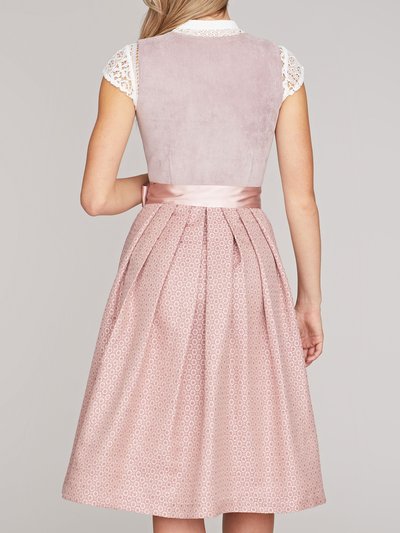 Rosa Dirndl mit Cord-Mieder Rosa Dirndl mit Cord-Mieder