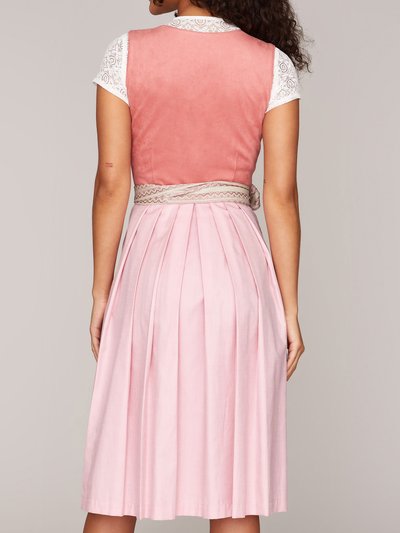 Korallfarbenes Dirndl 