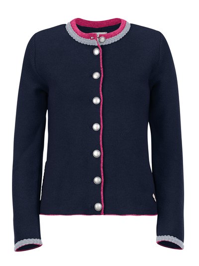 Dunkelblaue Strickjacke Dunkelblaue Strickjacke
