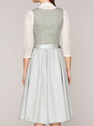 Mintfarbenes Dirndl mit Balkonette-Ausschnitt Mintfarbenes Dirndl mit Balkonette-Ausschnitt