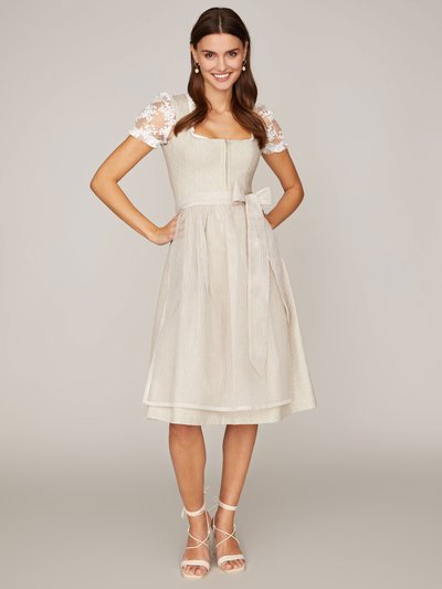 Beigefarbenes Dirndl Beigefarbenes Dirndl