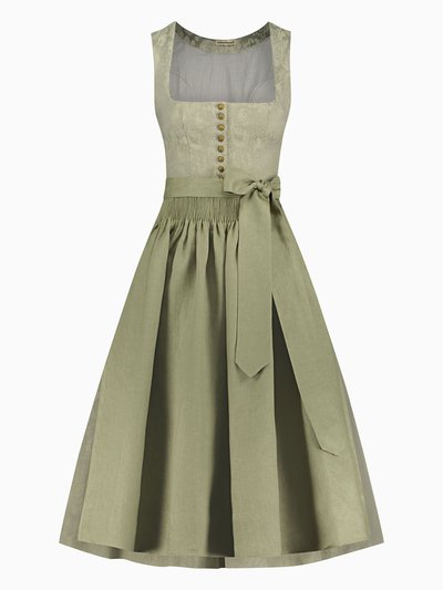 Salbeigrünes Stretch-Dirndl Salbeigrünes Stretch-Dirndl