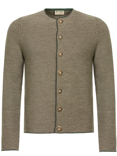 Herren Strickjanker in Beige