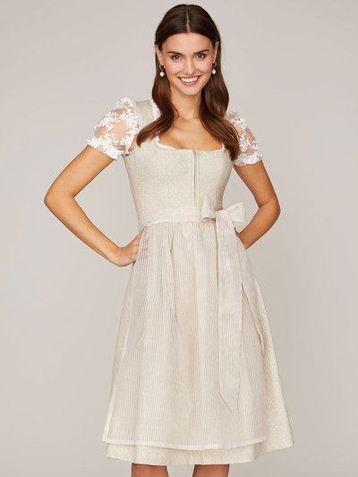 Beigefarbenes Dirndl Beigefarbenes Dirndl