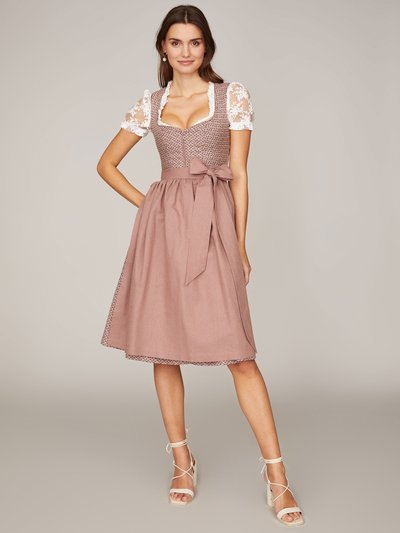 Dirndlbluse aus Blümchen-Tüll Dirndlbluse aus Blümchen-Tüll