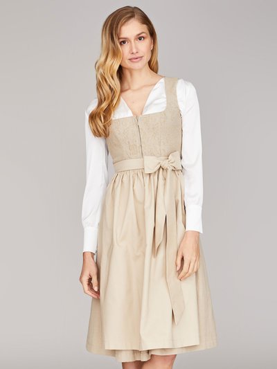 Beiges Balkonett-Dirndl Beiges Balkonett-Dirndl