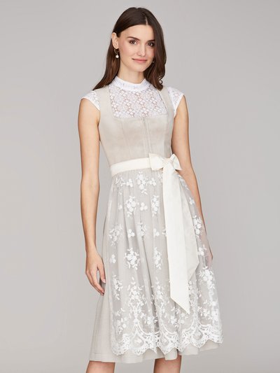 Beiges Samtdirndl Beiges Samtdirndl