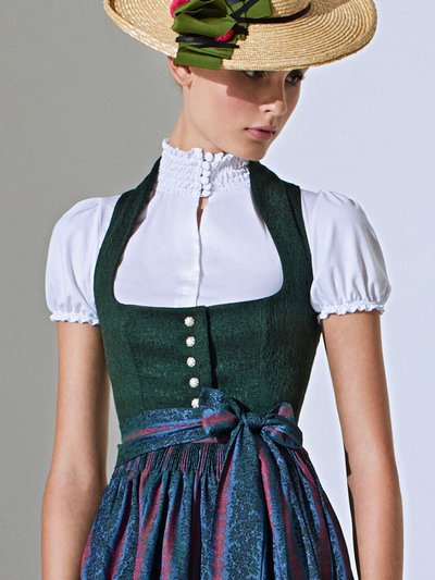 Dirndlbluse in Weiß