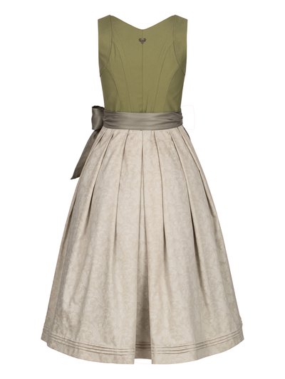 Grünes Dirndl mit Schnursteppung Grünes Dirndl mit Schnursteppung