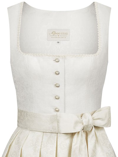 Hochzeits-Dirndl in Champagner Hochzeits-Dirndl in Champagner