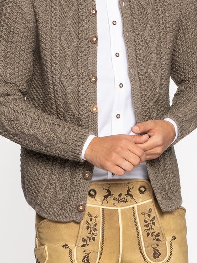 Trachten Strickjanker braun Trachten Strickjanker braun