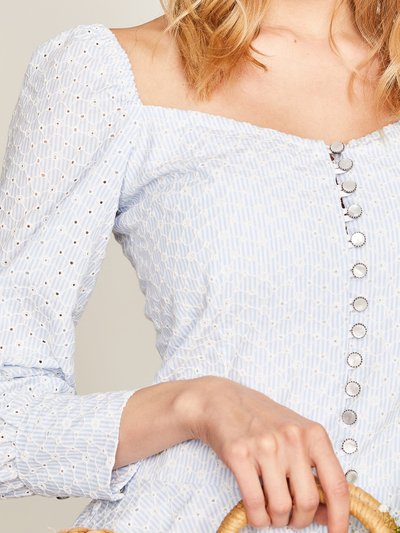 Bluse mit Schößchen Bluse mit Schößchen