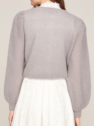 Strickjacke in Grau