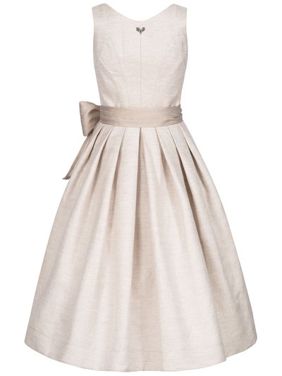 Pastell-farbenes Dirndl in sanftem Beige Pastell-farbenes Dirndl in sanftem Beige