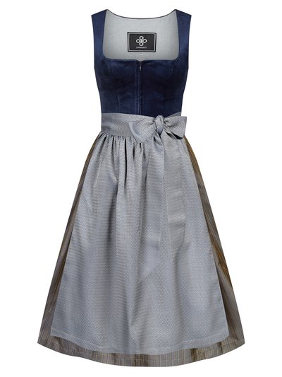 Dunkelblaues Dirndl mit zwei Schürzen Dunkelblaues Dirndl mit zwei Schürzen