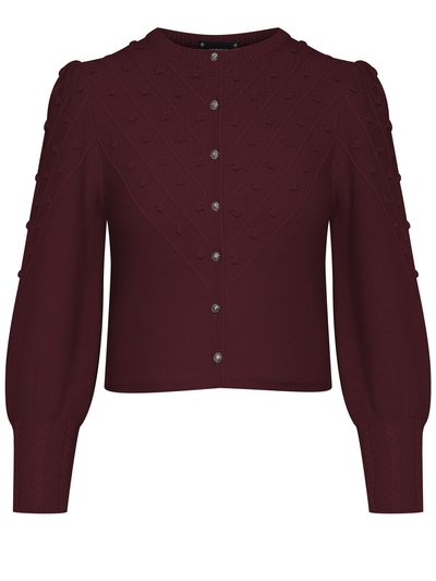 Strickjacke mit Puffarm Strickjacke mit Puffarm