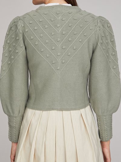 Strickjacke in Khaki Strickjacke in Khaki