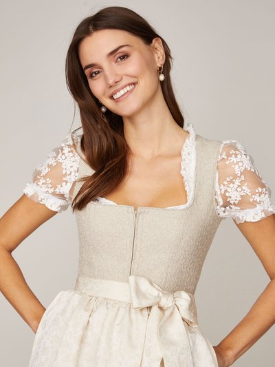 Beigefarbenes Dirndl Beigefarbenes Dirndl