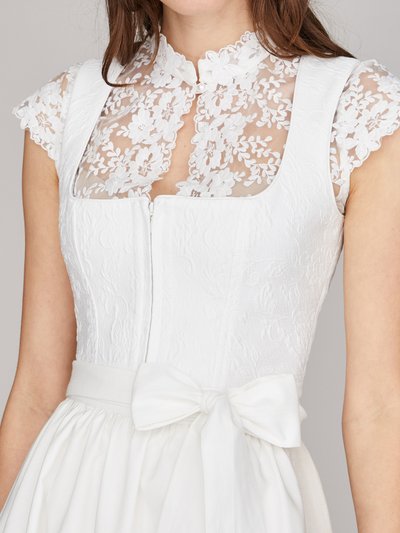 Weißes Balkonett-Dirndl Weißes Balkonett-Dirndl