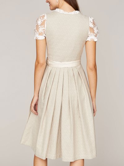 Beigefarbenes Dirndl Beigefarbenes Dirndl
