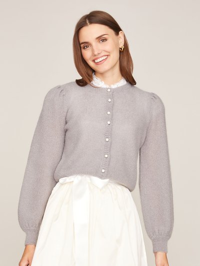 Strickjacke in Grau