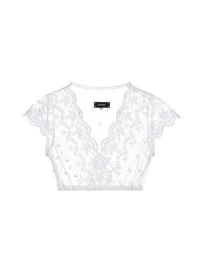 Weiße Dirndlbluse
