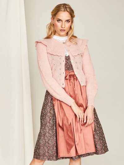 Rosé-braunes Dirndl mit zwei Schürzen Rosé-braunes Dirndl mit zwei Schürzen