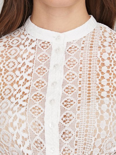 Cremeweiße Dirndlbluse Cremeweiße Dirndlbluse