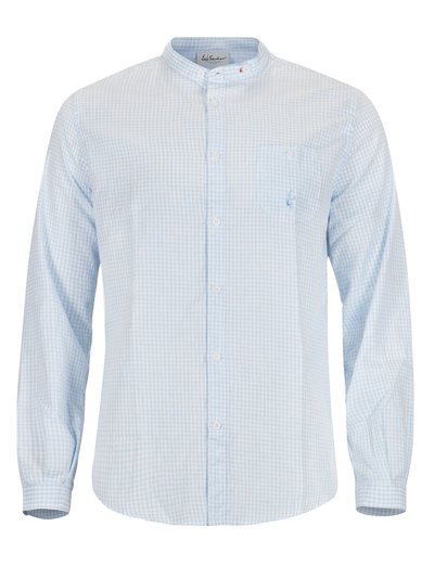 Hellblaues Karo-Hemd