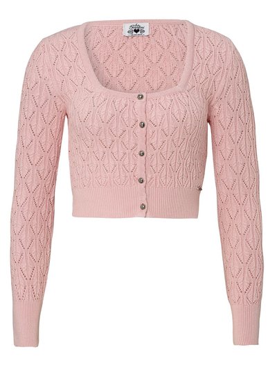 Strickjacke mit kurzem Schnitt Strickjacke mit kurzem Schnitt