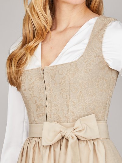 Beiges Balkonett-Dirndl Beiges Balkonett-Dirndl