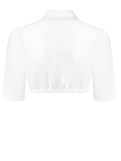 Dirndlbluse mit Häkchen
