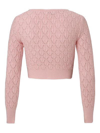 Strickjacke mit kurzem Schnitt Strickjacke mit kurzem Schnitt