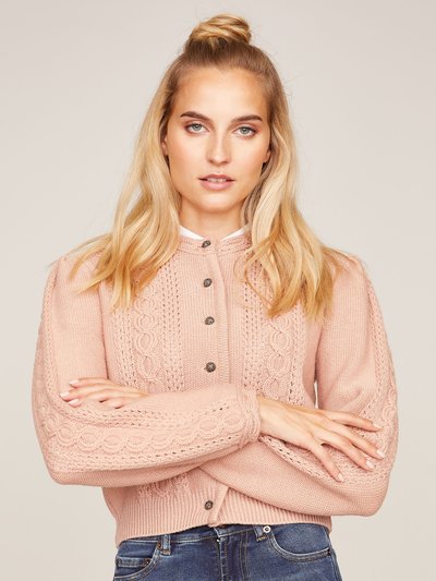 Oversized Strickjacke in sanftem Apricot Oversized Strickjacke in sanftem Apricot