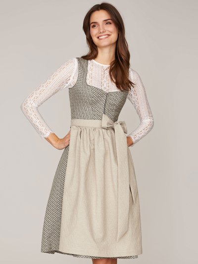 Beiges-Blaues Dirndl Beiges-Blaues Dirndl