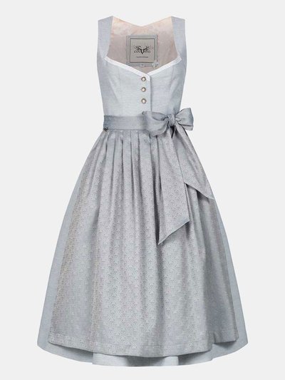 Eisblaues Dirndl mit Herzausschnitt Eisblaues Dirndl mit Herzausschnitt