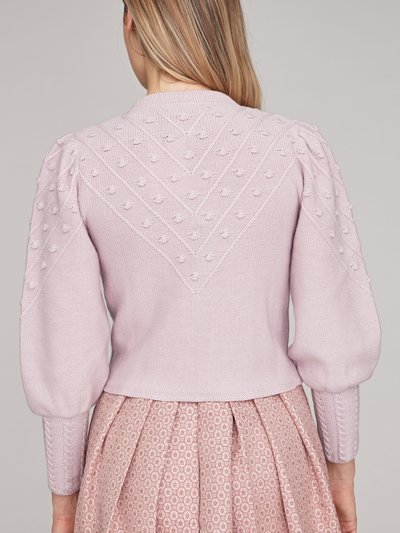 Strickjacke in Altrosa
