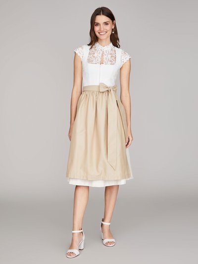 Weißes Balkonett-Dirndl Weißes Balkonett-Dirndl